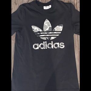 Adidas iconic black shirt